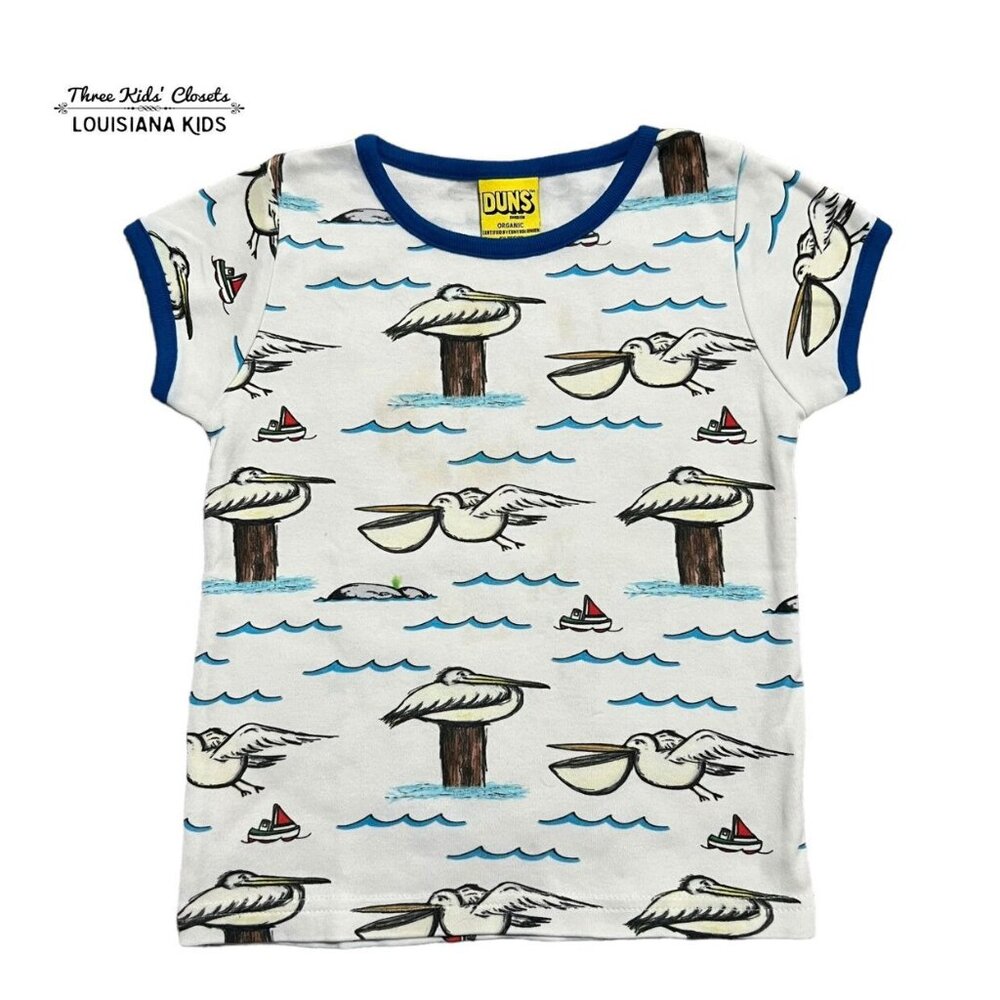 DUNS Sweden Sz 92 (2Y) Organic Pelican Tee Shirt